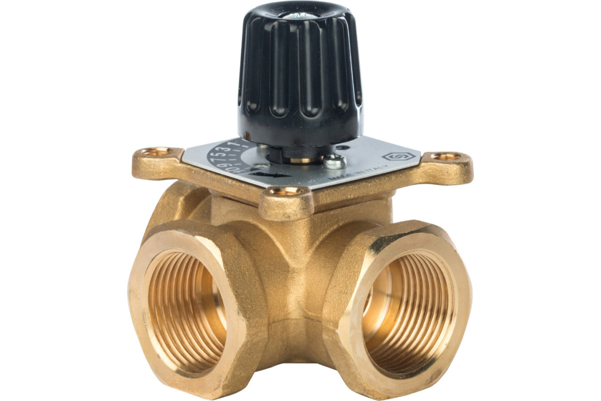 STOUT трехходовой смесительный клапан 1" KVs 8