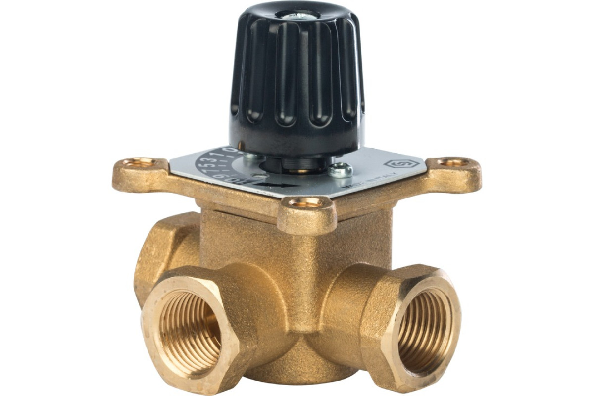 STOUT трехходовой смесительный клапан 1/2" KVs 2,5
