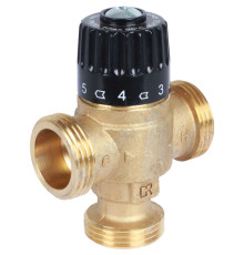 STOUT Термостатический смесительный клапан для систем отопления и ГВС 1" НР 30-65°С KV 1,8 SVM-0125-186525