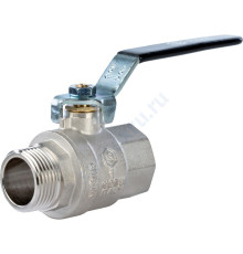 STOUT Кран шаровой полнопроходной, ВР/НР, ручка рычаг 1