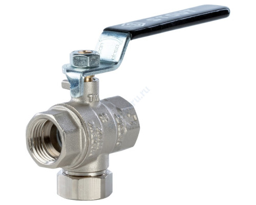 STOUT Кран шаровой с фильтром 1/2