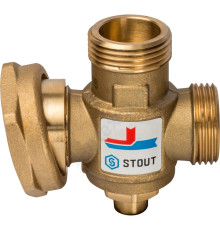 STOUT SVM-0050 Термостатический смесительный клапан G 1"M-G 1"1/2 F-G 1"M 70°С