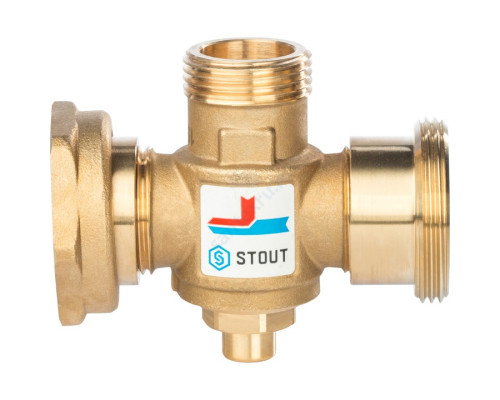 STOUT SVM-0050 Термостатический смесительный клапан G 1)41/2M-G 1)41/2F-G 1)4M 60°С STOUT SVM-0050 Термостатический смесительный клапан G 1)41/2M-G 1)41/2F-G 1)4M 60°С