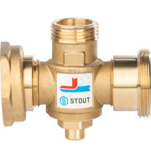 STOUT SVM-0050 Термостатический смесительный клапан G 1)41/2M-G 1)41/2F-G 1)4M 60°С
