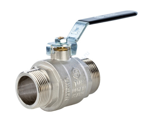 STOUT Кран шаровой полнопроходной, НР/НР, ручка рычаг 1 1/4