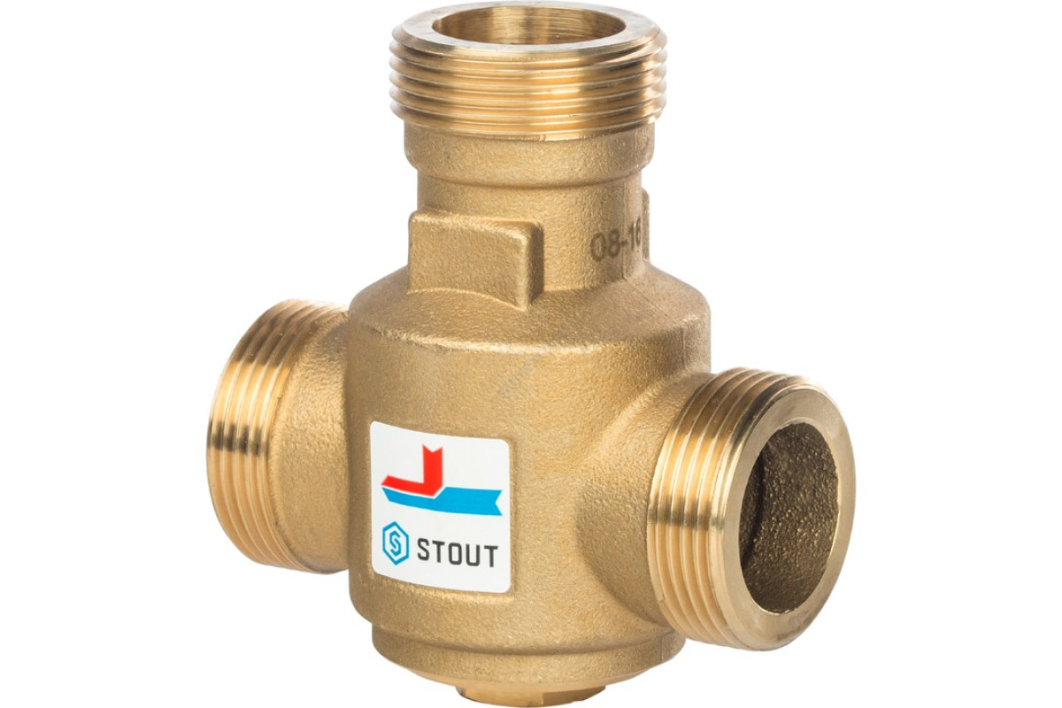 STOUT SVM-0030 Термостатический смесительный клапан G 1)4 1/4 НР 55°С