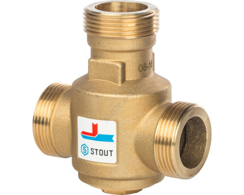 STOUT SVM-0030 Термостатический смесительный клапан G 1)4 1/4 НР 55°С