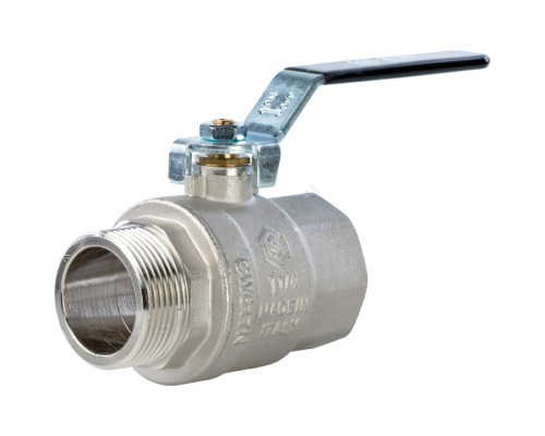 STOUT Кран шаровой полнопроходной, ВР/НР, ручка рычаг 1 1/4