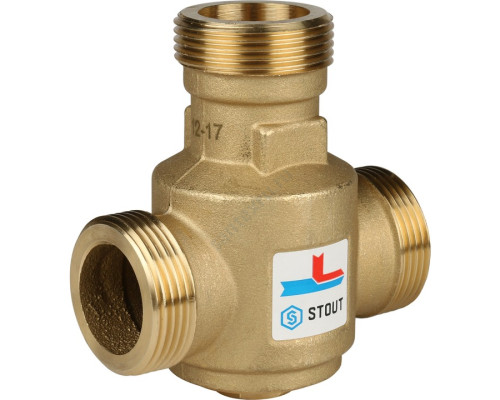 STOUT SVM-0030 Термостатический смесительный клапан G 1"1/4 НР 60°С