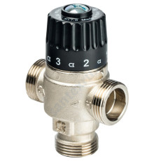 STOUT Термостатический смесительный клапан для систем отопления и ГВС 3/4" НР 30-65°С KV 1,8 SVM-0025-186520