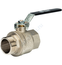 STOUT Кран шаровой полнопроходной, ВР/НР, ручка рычаг 1 1/2