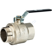 STOUT Кран шаровой полнопроходной, ВР/НР, ручка рычаг 2