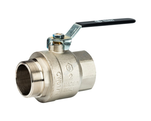 STOUT Кран шаровой полнопроходной, ВР/НР, ручка рычаг 2