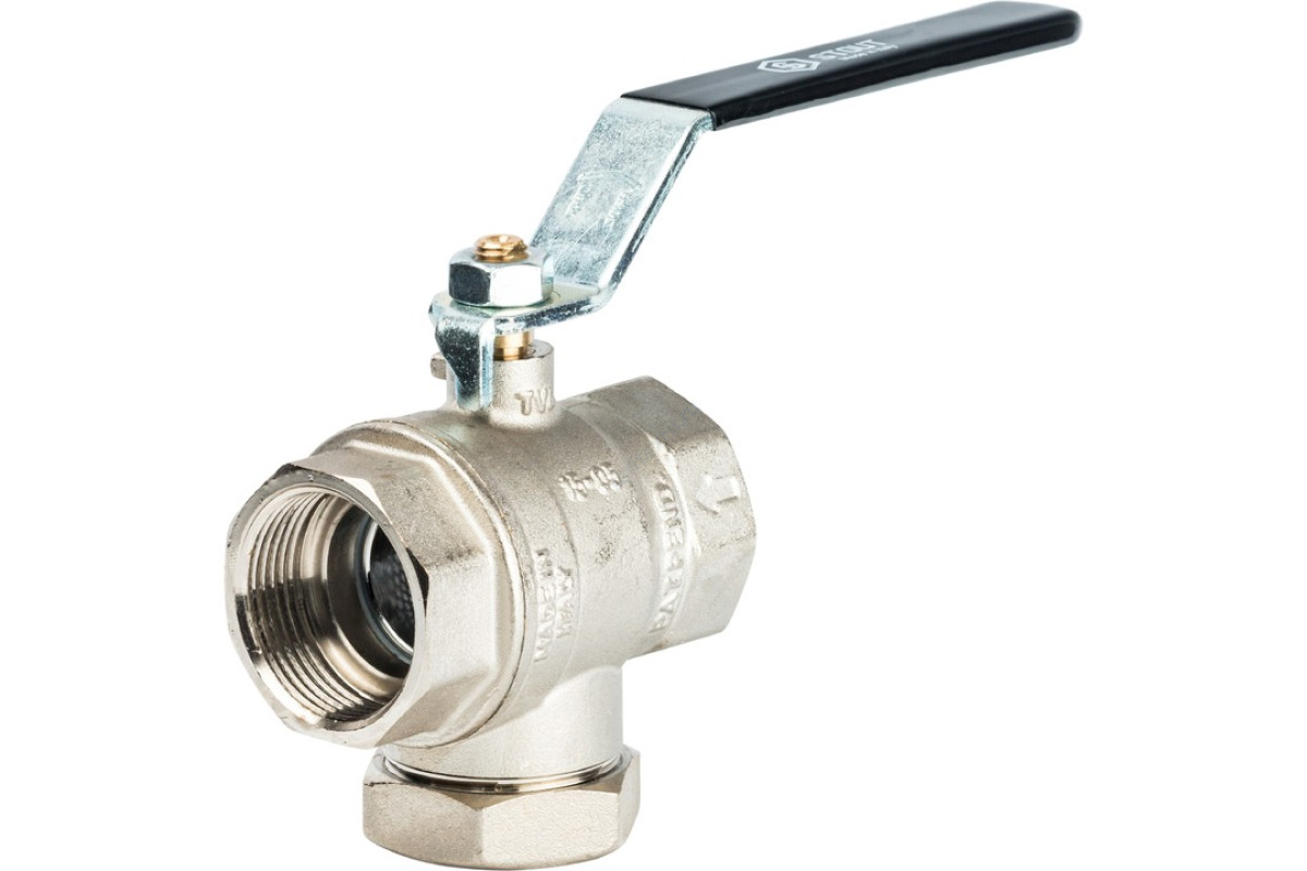 STOUT Кран шаровой с фильтром 1 1/4