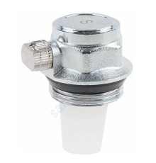 Воздухоотводчик автоматический латунь R200 Ду 25 Ру14 G1" НР угл правый Giacomini R200X001