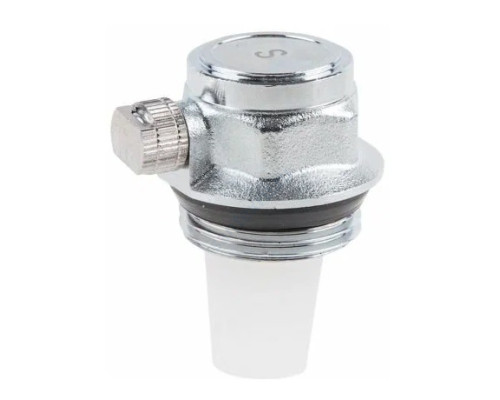 Воздухоотводчик автоматический латунь R200 Ду 32 Ру14 G1 1/4" НР угл левый Giacomini R200X004