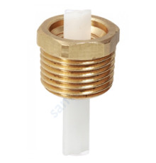 Клапан запорный R160 ДУ 15 G1/4"X1/2" ВР/НР д/возд  запорн. Giacomini R160Y002