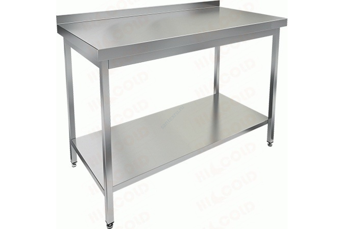 Стол с полкой и бортом