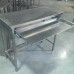 Стол из нержавеющей стали с перфорированной столешницей и поддоном