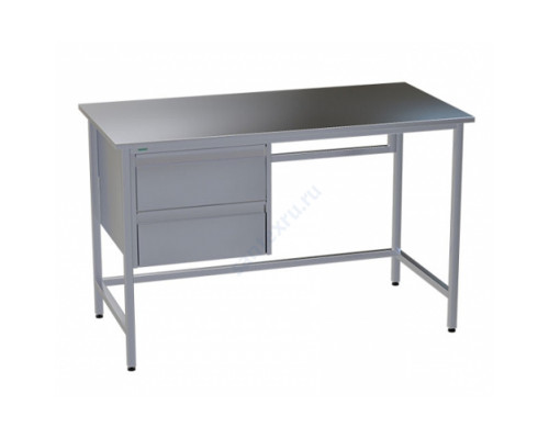 Стол с ящиками из нержавеющей стали
