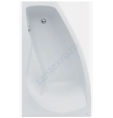 Ванна акриловая Майорка L 150х90см без ножек левосторонняя Santek 1.WH11.1.984