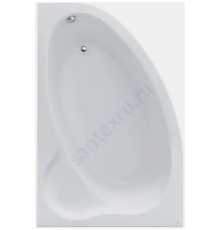 Ванна акриловая Эдера L 170х110см без ножек левосторонняя Santek 1.WH11.1.995