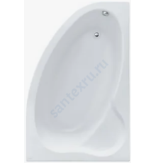 Ванна акриловая Эдера R 170х100см без ножек правосторонняя Santek 1.WH50.1.663