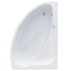 Ванна акриловая Гоа R 150х100см без ножек правосторонняя Santek 1.WH11.2.032