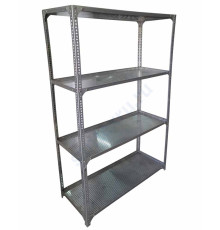 Стеллаж с перфорированными полками