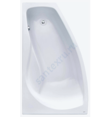 Ванна акриловая Майорка XL 160х95см без гидромассажа левосторонняя Santek 1.WH11.1.991