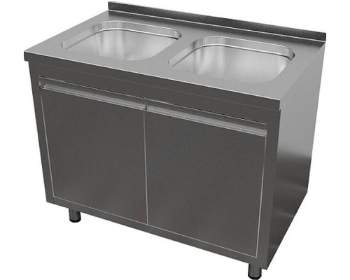 Мойка-тумба двухсекционная