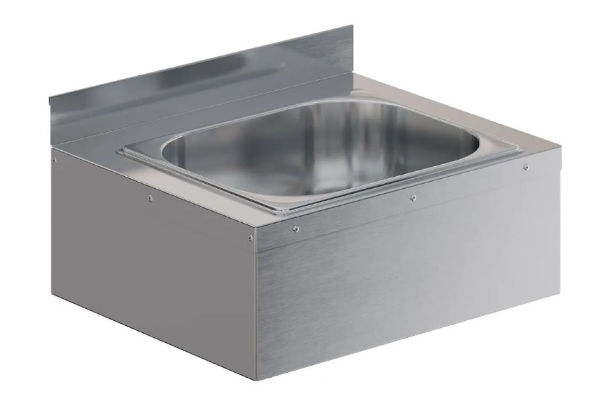 Мойка настенная для рук из нержавеющей стали AISI 304