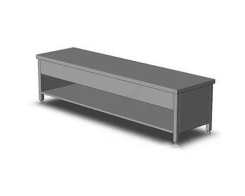 Скамья переходная со сплошной полкой