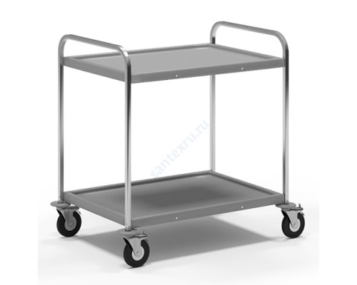Тележка медицинская двухуровневая