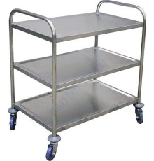 Тележка медицинская трехуровневая