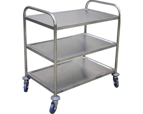 Тележка медицинская трехуровневая