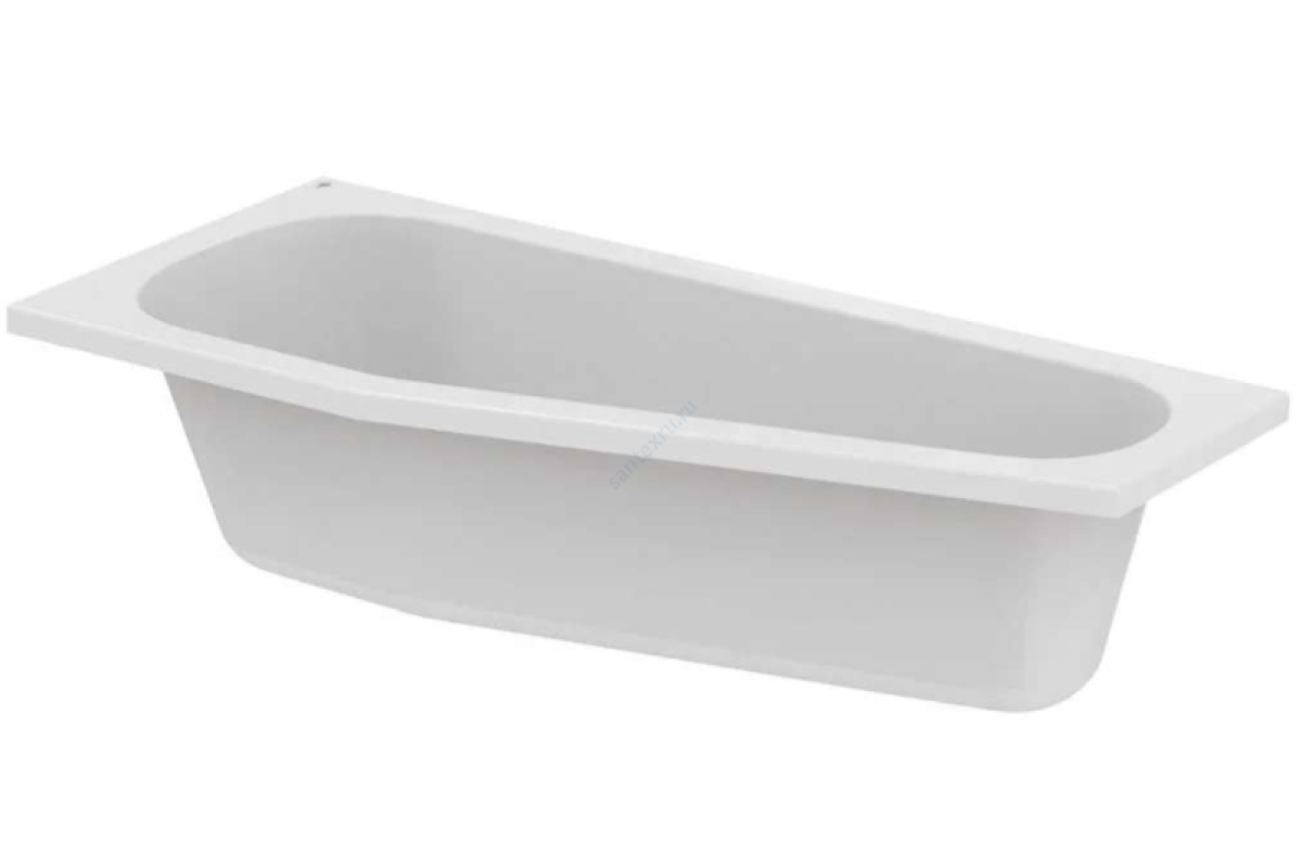 Ванна акриловая HOTLINE SpaceSaver 160х70см без ножек правосторонняя Ideal Standard K276301
