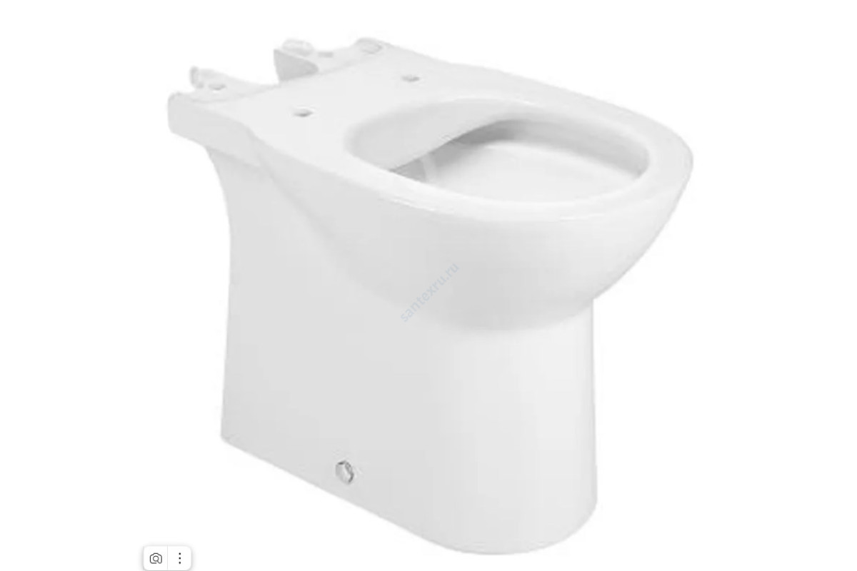 Чаша унитаза горизонтальный выпуск без сиденья белая Debba Round Rimless Roca 34299P00Y