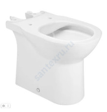 Чаша унитаза горизонтальный выпуск без сиденья белая Debba Round Rimless Roca 34299P00Y