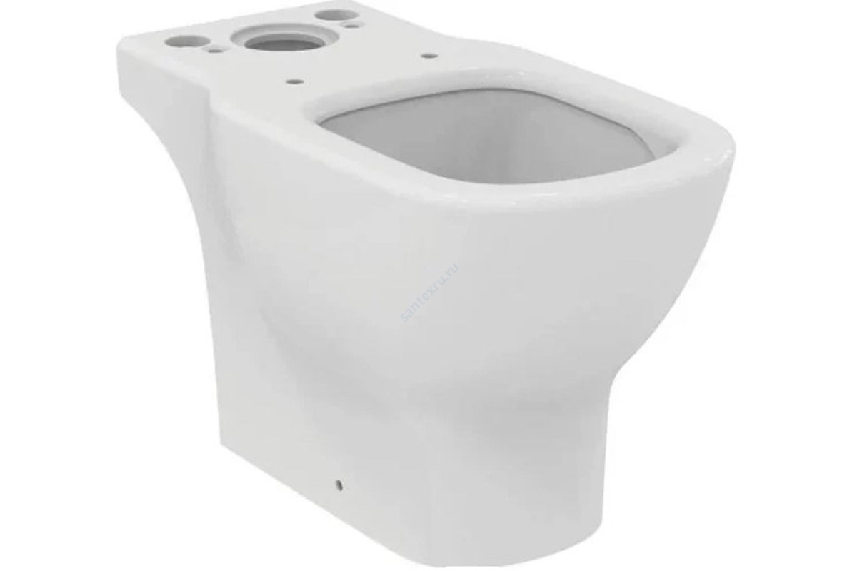 Чаша унитаза горизонтальный выпуск без сиденья белая The Gap Roca 342477000