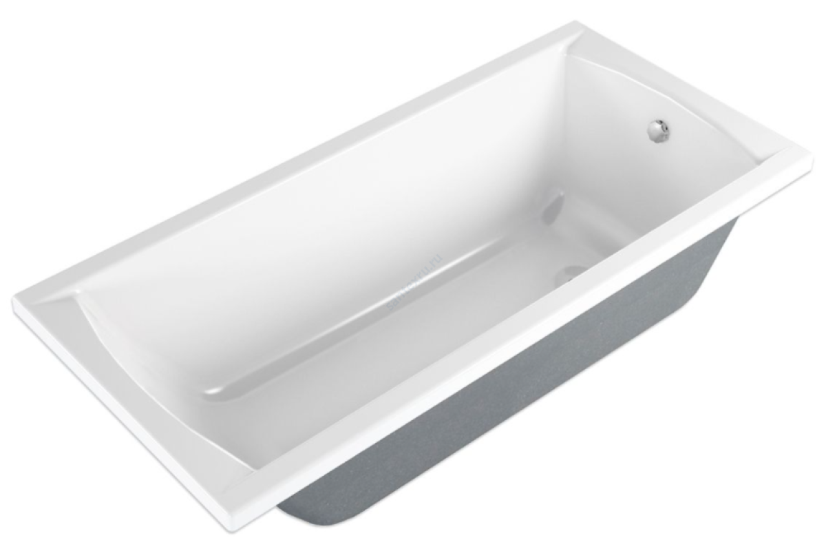 Ванна акриловая Standart 170х70см без ножек МетаКам АВS_009717