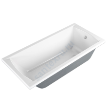 Ванна акриловая Standart 170х70см без ножек МетаКам АВS_009717