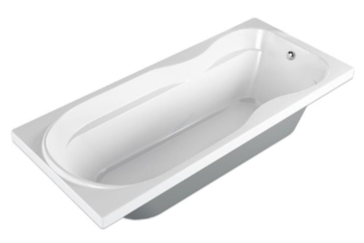 Ванна акриловая Vista 170х75см без ножек МетаКам АВS_012085