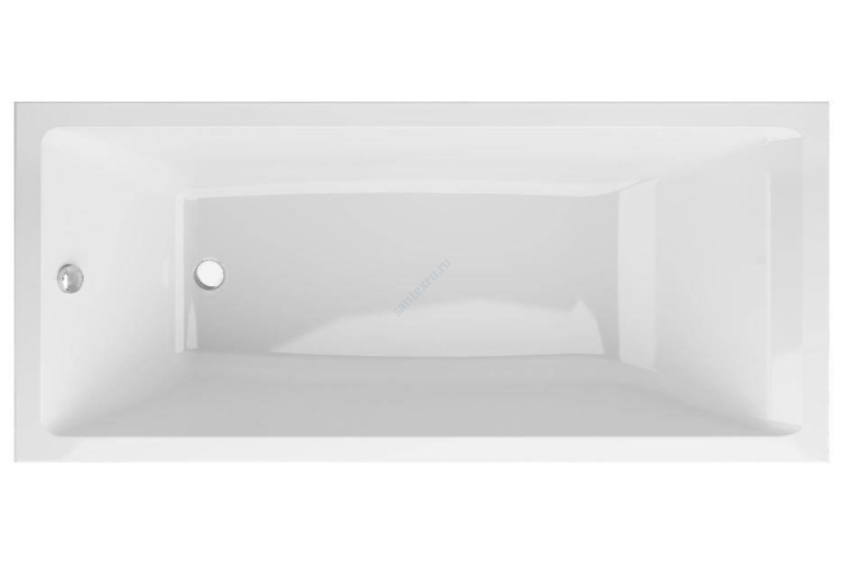 Ванна акриловая Gem 150х70см белая AM.PM W93A-150-070W-A