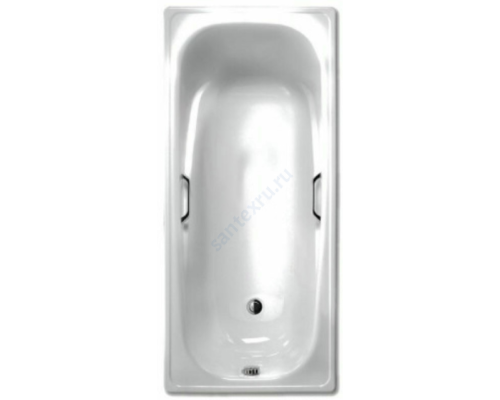Ванна стальная Италика 170х75см в/к ручки и ножки White Wave (Караганда)
