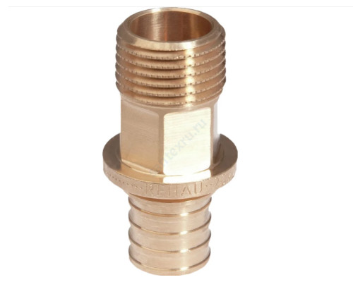 Муфта для PE-X бронза RAUTITAN RX+ Дн 16х1/2" НР Rehau 14563111001
