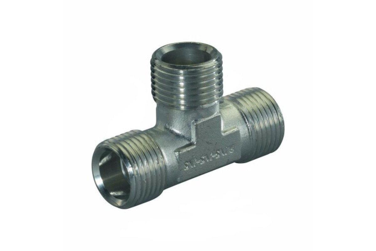 Тройник МП латунь MLC Ду 15 НР под евроконус Uponor 1013946