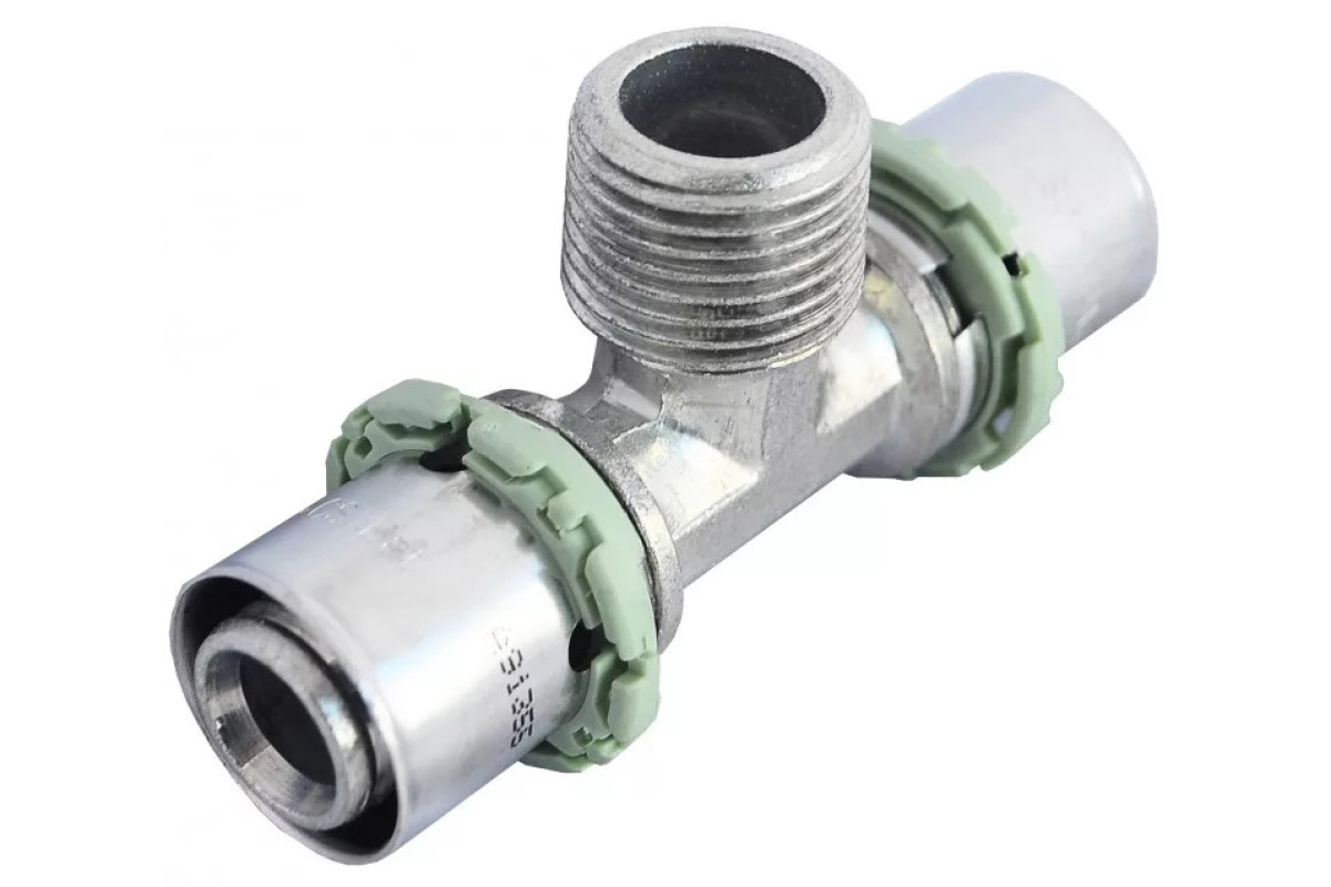 Тройник МП латунь пресс Дн 16х1/2"х16 НР Comap 734BCB 