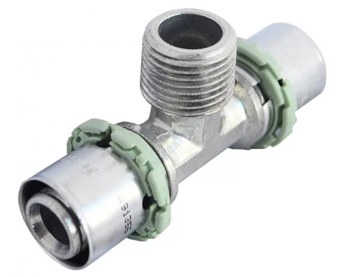 Тройник МП латунь пресс Дн 16х1/2"х16 НР Comap 734BCB 