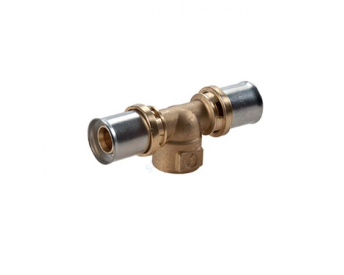 Тройник МП/PE-X латунь пресс RM154 Дн 50х1 1/4"х50 ВР Giacomini RM154Y068 Тройник МП/PE-X латунь пресс RM154 Дн 50х1 1/4"х50 ВР Giacomini RM154Y068